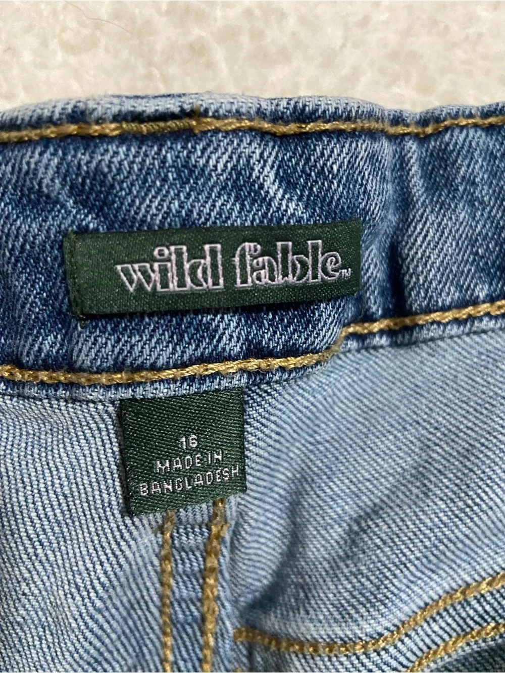 wild fable Light Blue Distressed Denim Cutoff Shorts